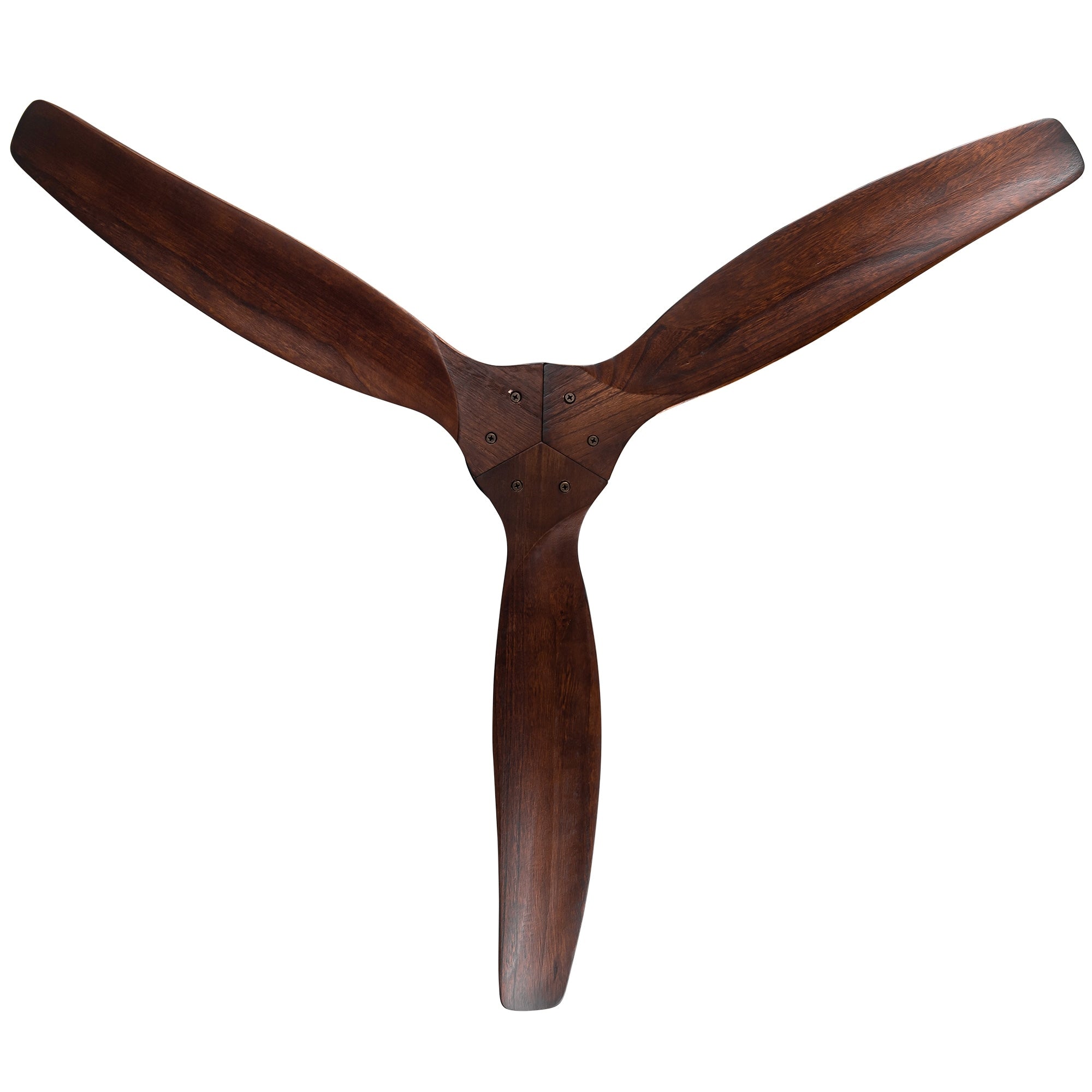 52 inch Modern Solid Wood / ABS Ceiling Fan With Remote Control(No Light),6 WInd Speed,Reversible Airflow