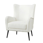 Shepherd Wingback Vegan Leather Armchair(Optional Types)