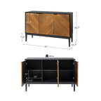 Eugen 47 Wide Sideboard – Compact Modern Storage Cabinet for Living Room, Dining or Entryway