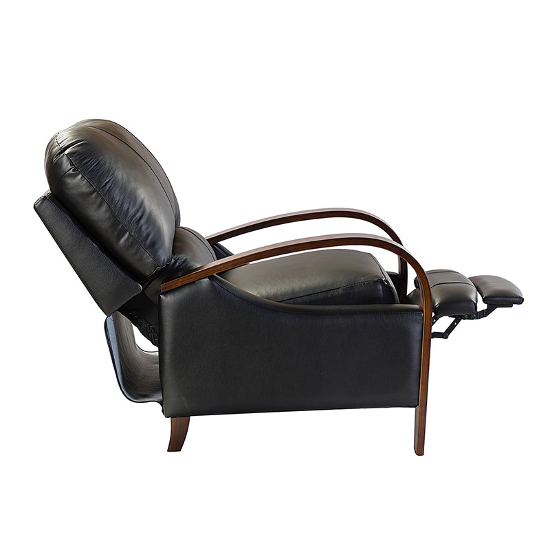 Melisa Genuine Leather Manual Recliner