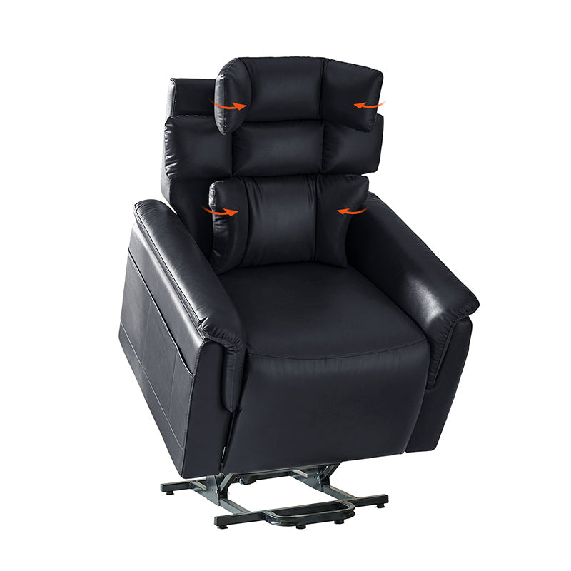 Lay Flat Lift Geri Chairs with Adjustable Head and Lumbar  Lateral  Support