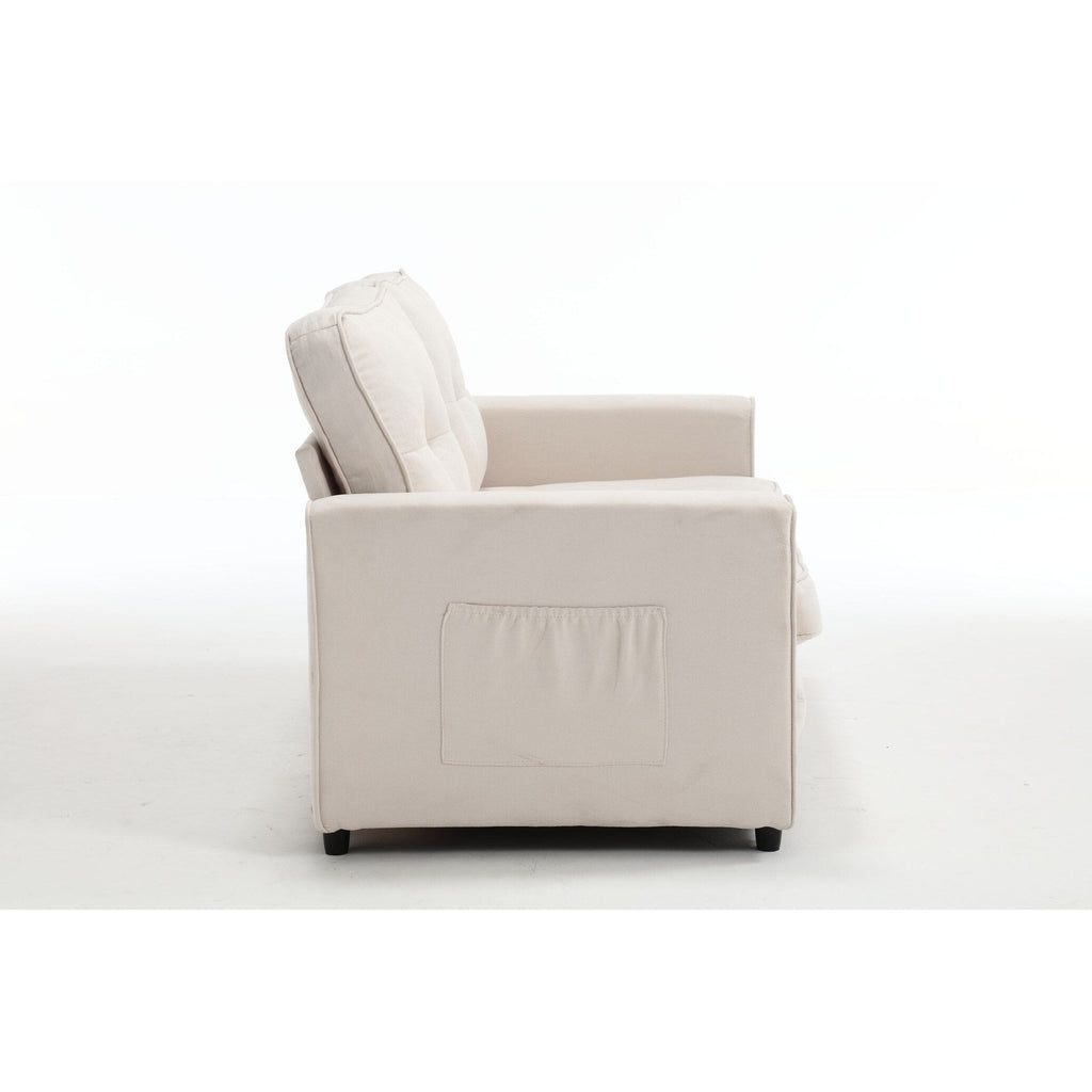 3 Fold Convertible Futon Couch Sleeper Sofa Bed