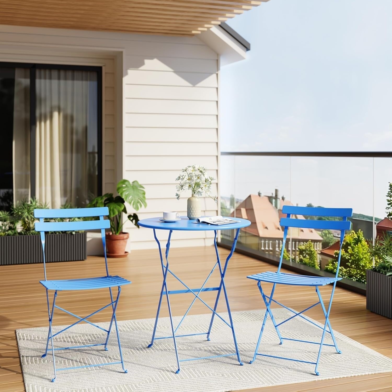 3 Pieces Patio Bistro Sets