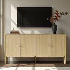 Paula Versatile Buffet Cabinet Sideboard with Adjustable Shelves, Cable Management