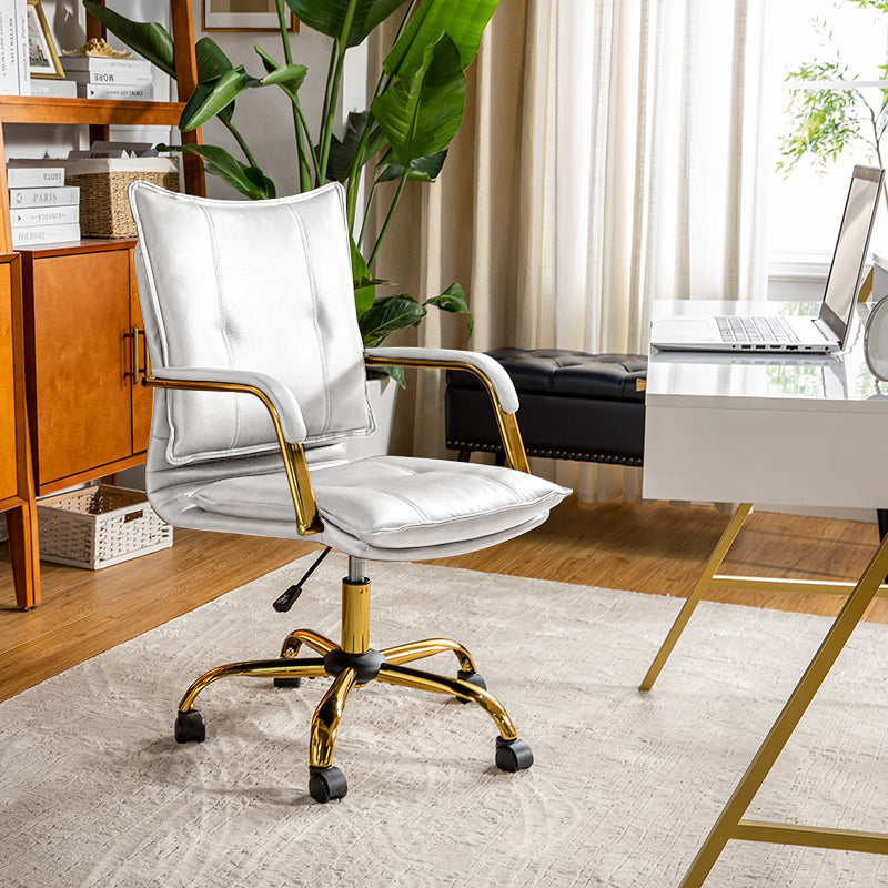 Michele Vegan Leather Task Accent Chair