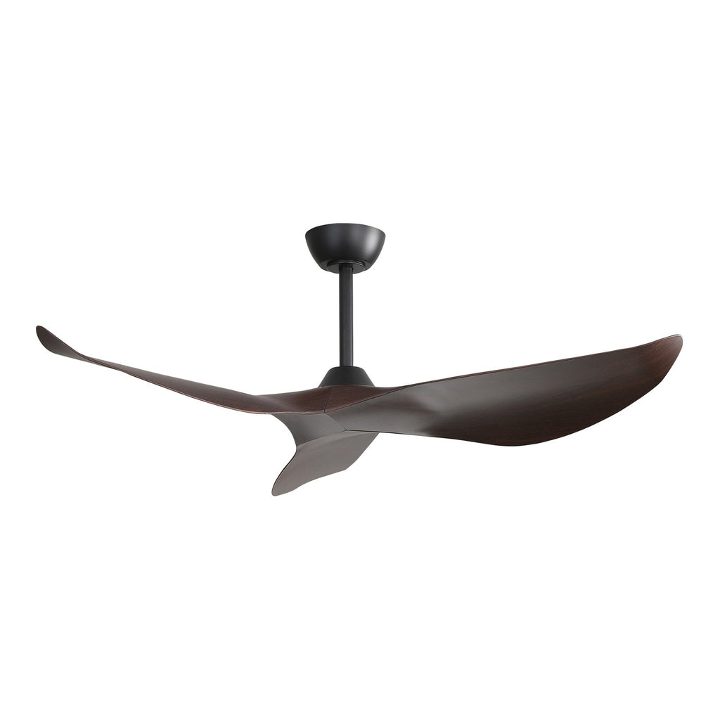 52 inch Modern Solid Wood / ABS Ceiling Fan With Remote Control(No Light),6 WInd Speed,Reversible Airflow