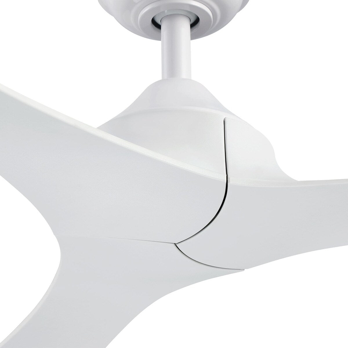 56 Modern Black 3-Blade Propeller DC Ceiling Fan with Remote