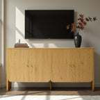 Paula Versatile Buffet Cabinet Sideboard with Adjustable Shelves, Cable Management