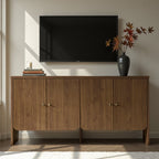 Paula Versatile Buffet Cabinet Sideboard with Adjustable Shelves, Cable Management