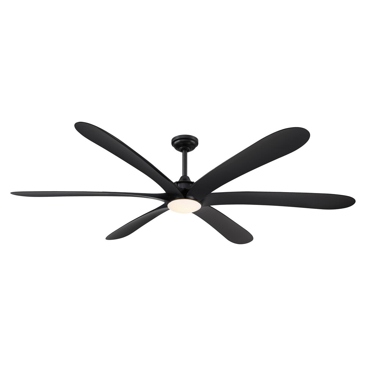 72-inch Driftwood 6-Blade Large DC Ceiling Fan with Light and Remote