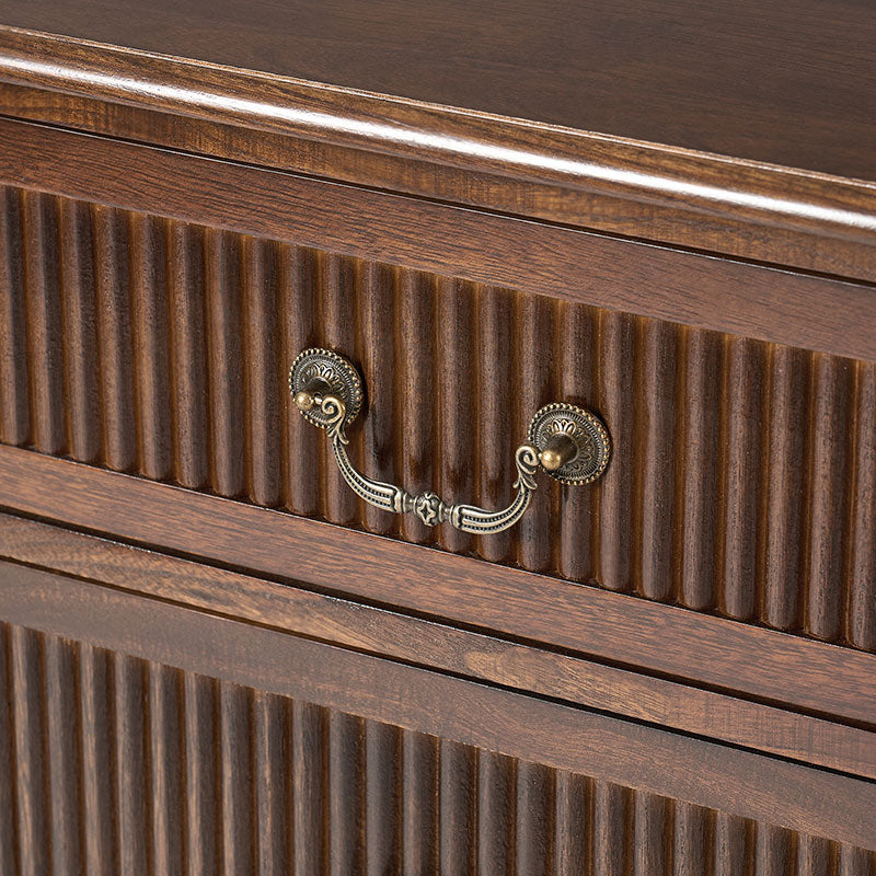 Farmhouse Solid Wood Nightstand (Optional Types)