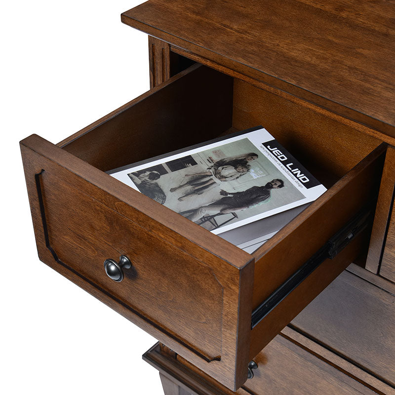Isidro Accent Chest of Drawers With Integrated Charging Station
