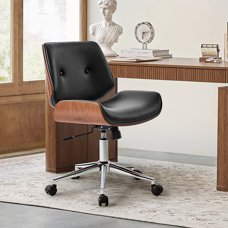 Yves Adjustable Seat Height Swivel Office Chair with Ergonomic Design