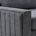 Aeris 138 Modern Curved Sectional Couch & Sofa With Curved Aesthetic