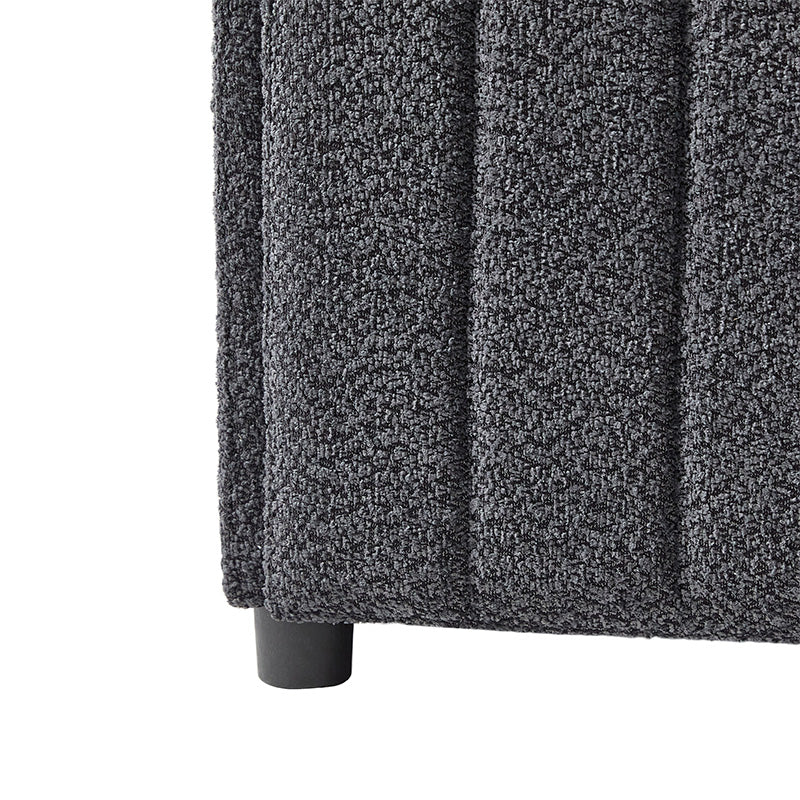 Aeris 138 Modern Curved Sectional Couch & Sofa With Curved Aesthetic