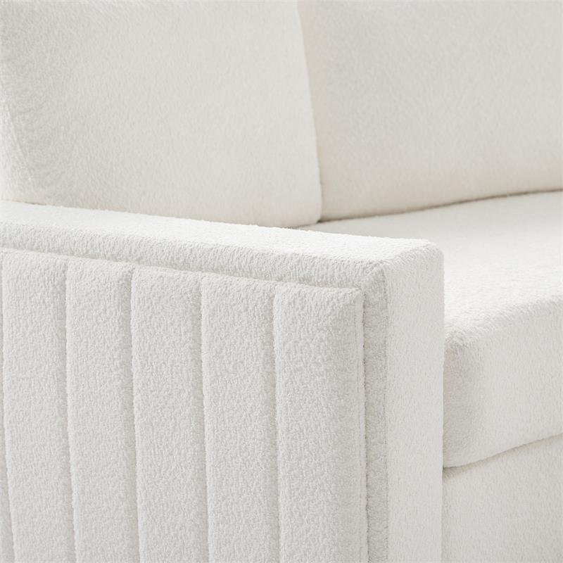 Aeris 138 Modern Curved Sectional Couch & Sofa With Curved Aesthetic