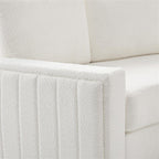 Aeris 138 Modern Curved Sectional Couch & Sofa With Curved Aesthetic