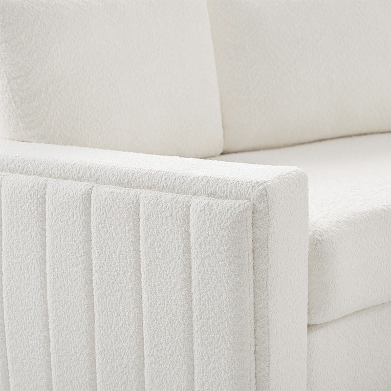 Aeris 138 Modern Curved Sectional Couch & Sofa With Curved Aesthetic