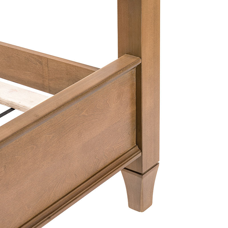 3-Piece Transitional Solid Wood Bedroom Set with Nightstands