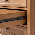 3-Piece Transitional Solid Wood Bedroom Set with Nightstands