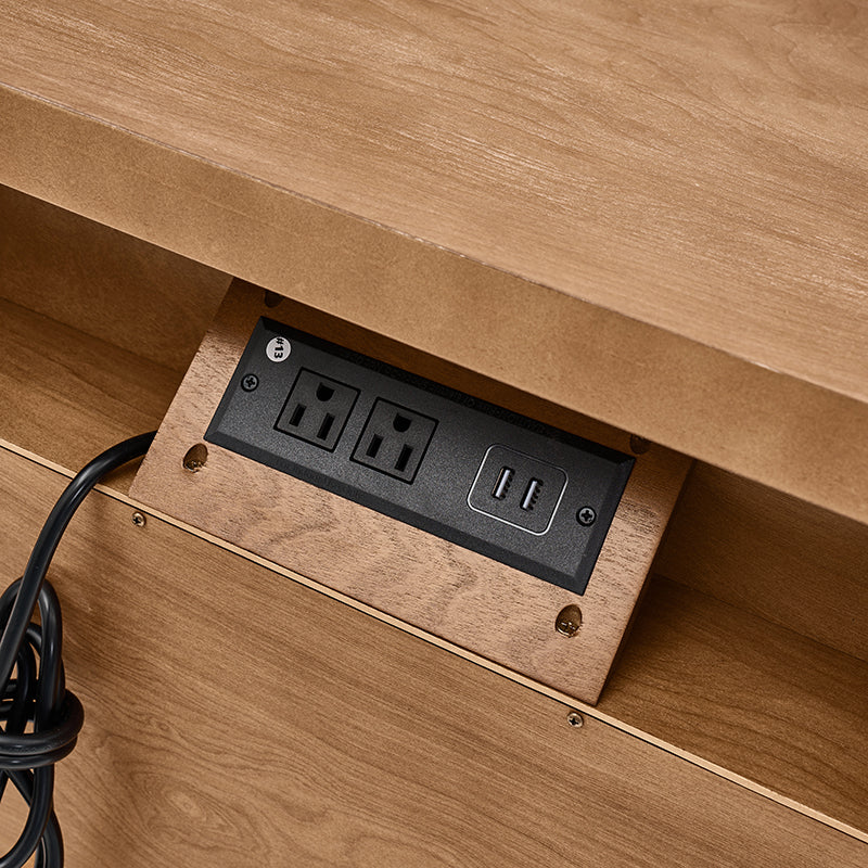 3-Piece Transitional Solid Wood Bedroom Set with Nightstands