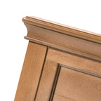 3-Piece Transitional Solid Wood Bedroom Set with Nightstands