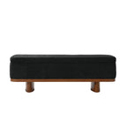 Claire Modern Chenille Upholstered Storage Bench
