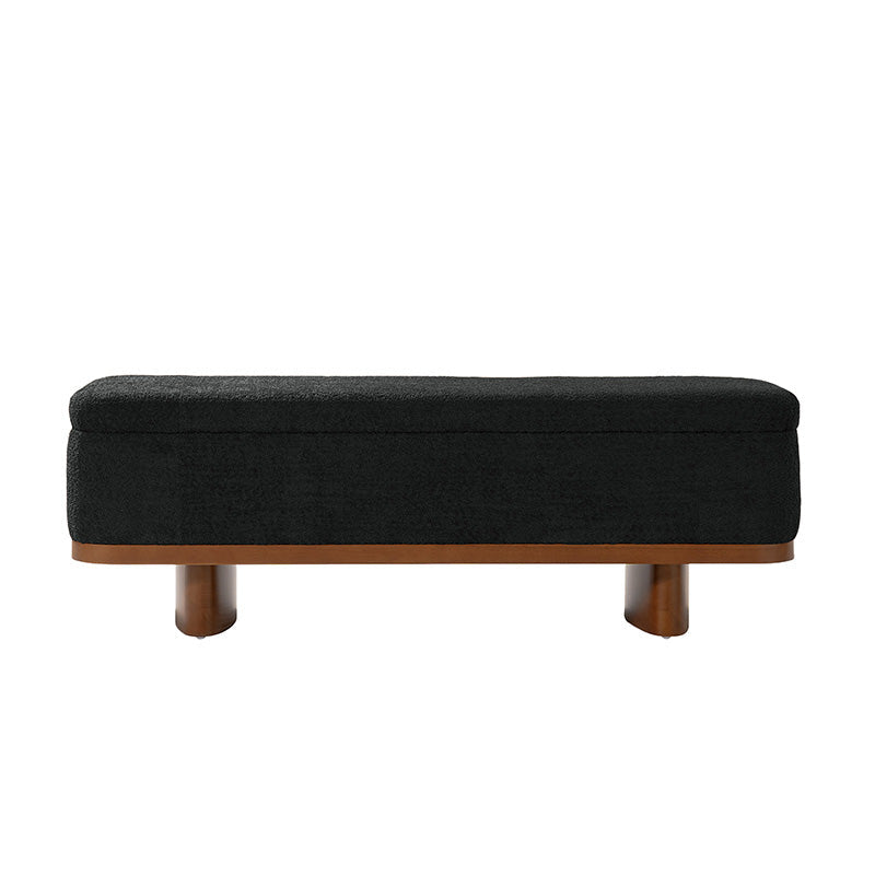 Claire Modern Chenille Upholstered Storage Bench