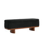 Claire Modern Chenille Upholstered Storage Bench