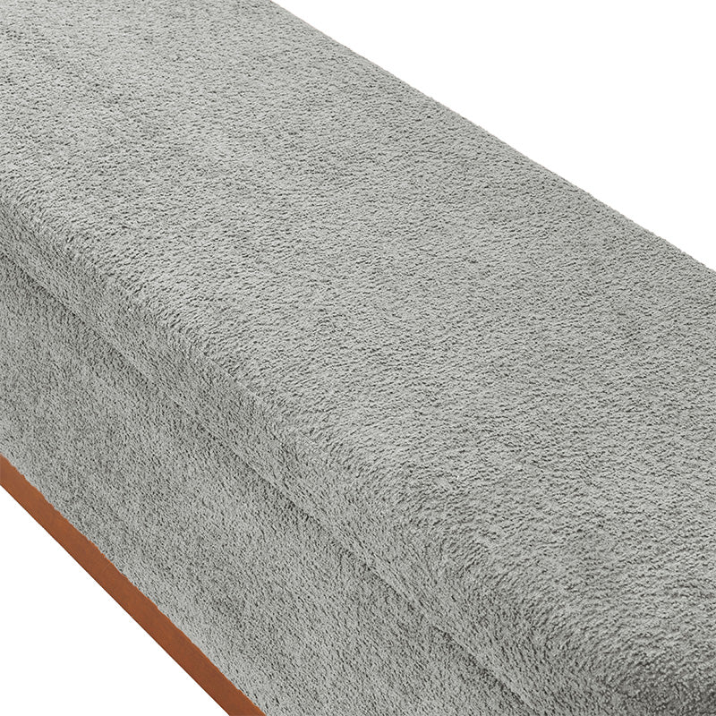 Claire Modern Chenille Upholstered Storage Bench