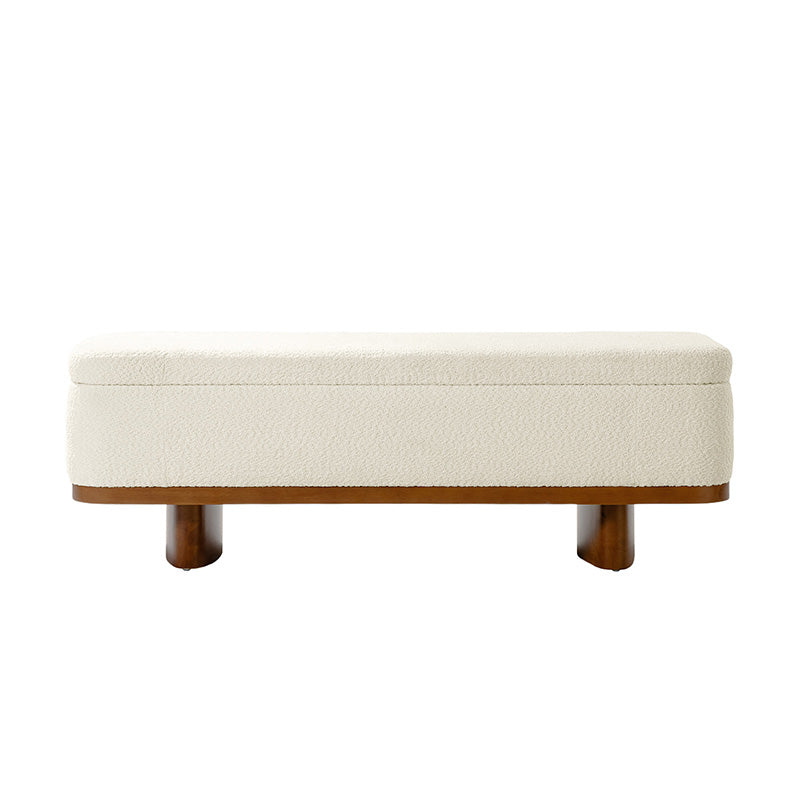 Claire Modern Chenille Upholstered Storage Bench