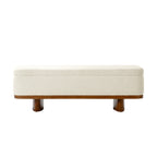 Claire Modern Chenille Upholstered Storage Bench