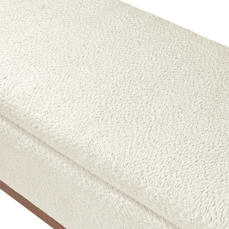 Claire Modern Chenille Upholstered Storage Bench