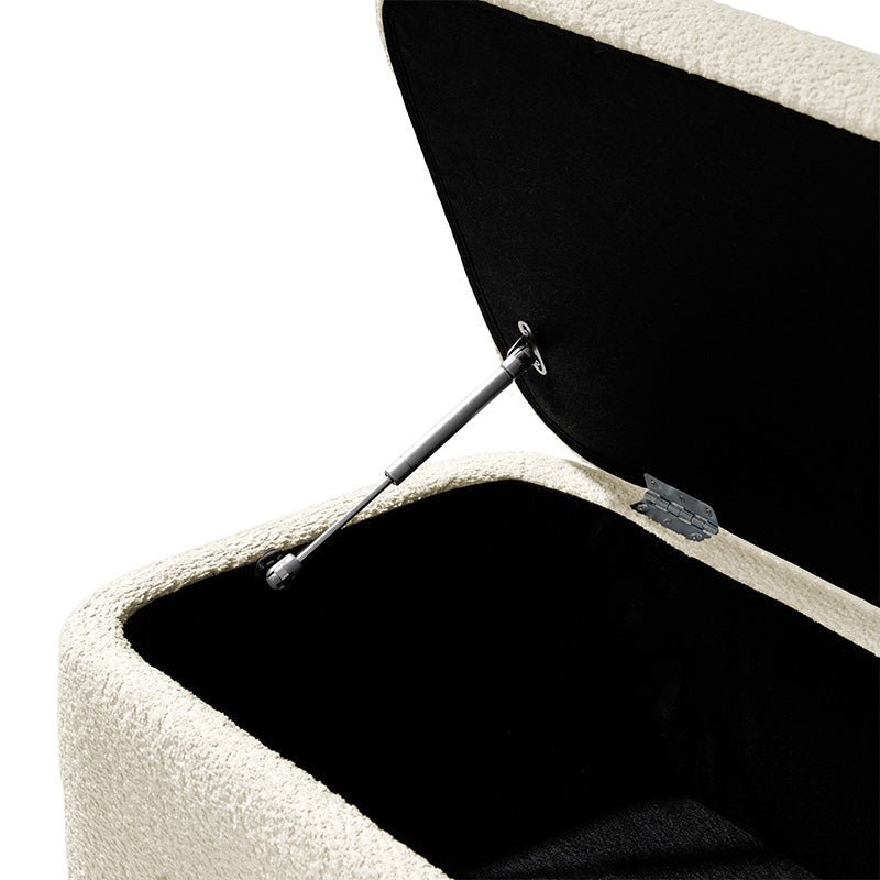 Claire Modern Chenille Upholstered Storage Bench