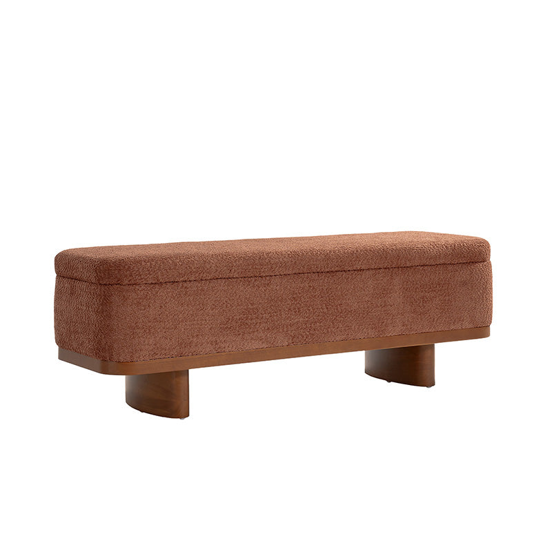 Claire Modern Chenille Upholstered Storage Bench