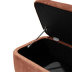 Claire Modern Chenille Upholstered Storage Bench