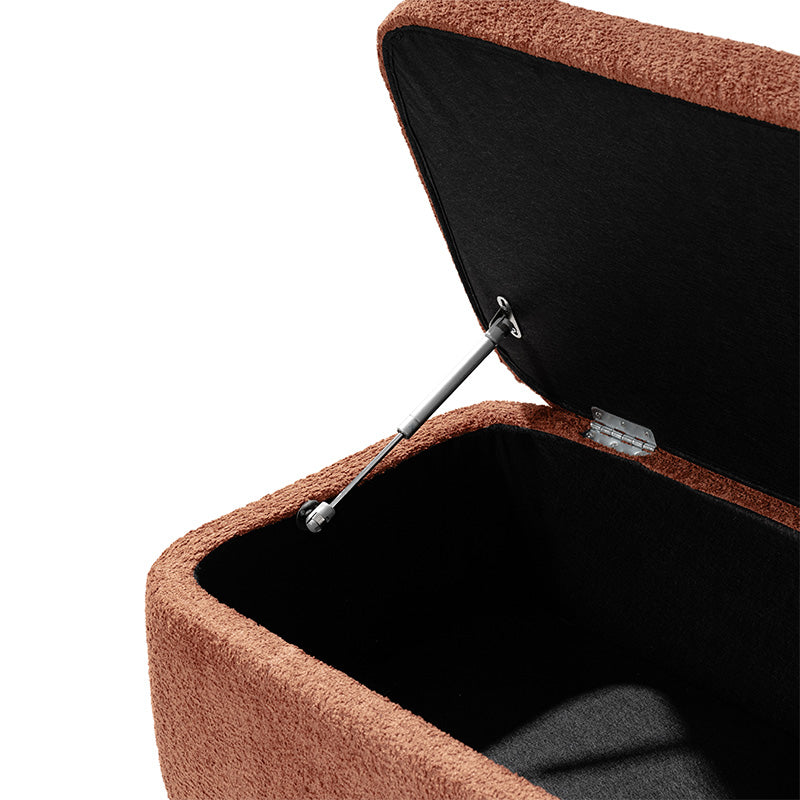 Claire Modern Chenille Upholstered Storage Bench