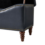 Abner Traditional Upholstered Storage Bench with Button Tufting