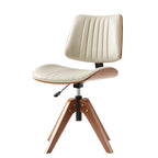 Griselda Adjustable Office Chair with Stable Wooden Structure & Ergonomic Backrest