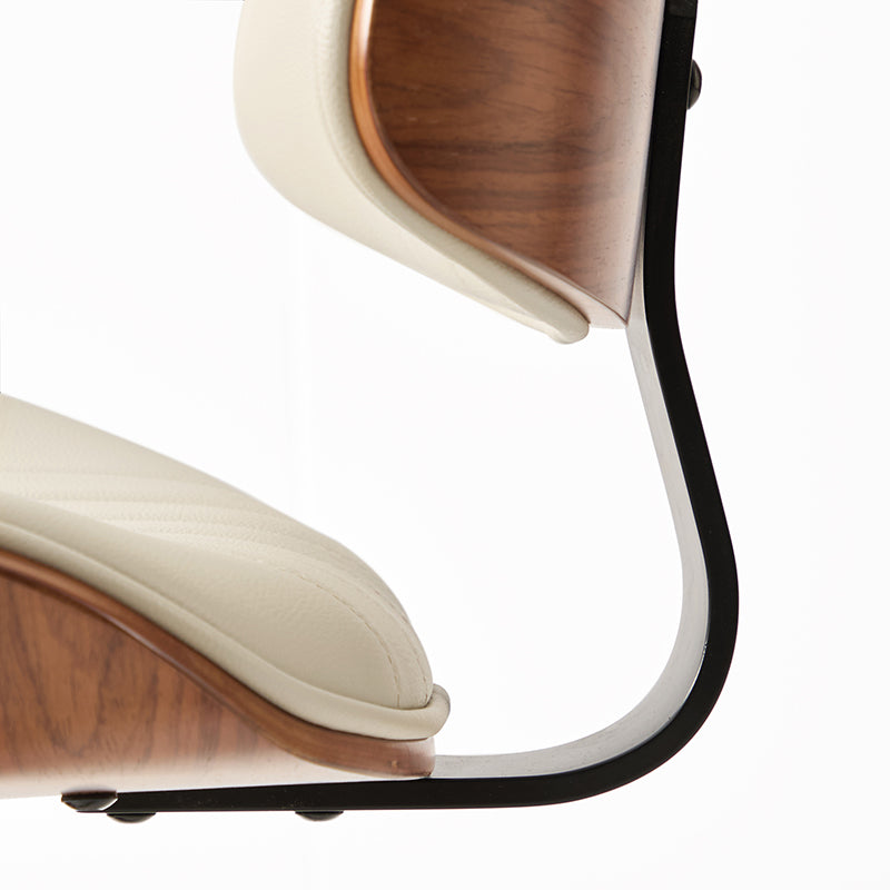 Griselda Adjustable Office Chair with Stable Wooden Structure & Ergonomic Backrest