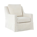Stanley Glider Slipcovered Swivel Chair with Slope Arm(Optional Types)