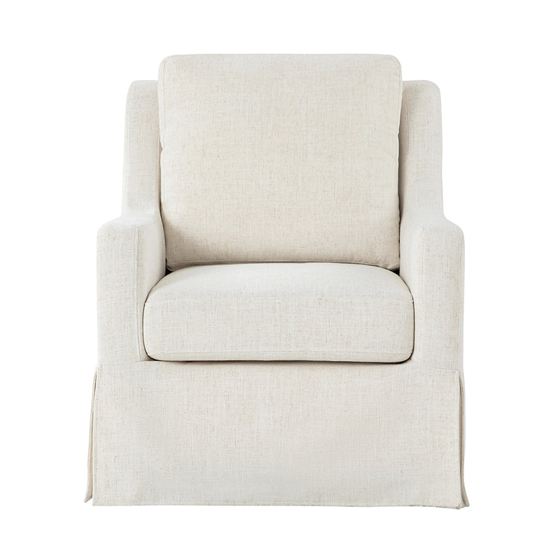 Stanley Glider Slipcovered Swivel Chair with Slope Arm(Optional Types)