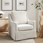 Stanley Glider Slipcovered Swivel Chair with Slope Arm(Optional Types)