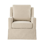 Stanley Glider Slipcovered Swivel Chair with Slope Arm(Optional Types)