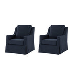 Stanley Glider Slipcovered Swivel Chair with Slope Arm(Optional Types)