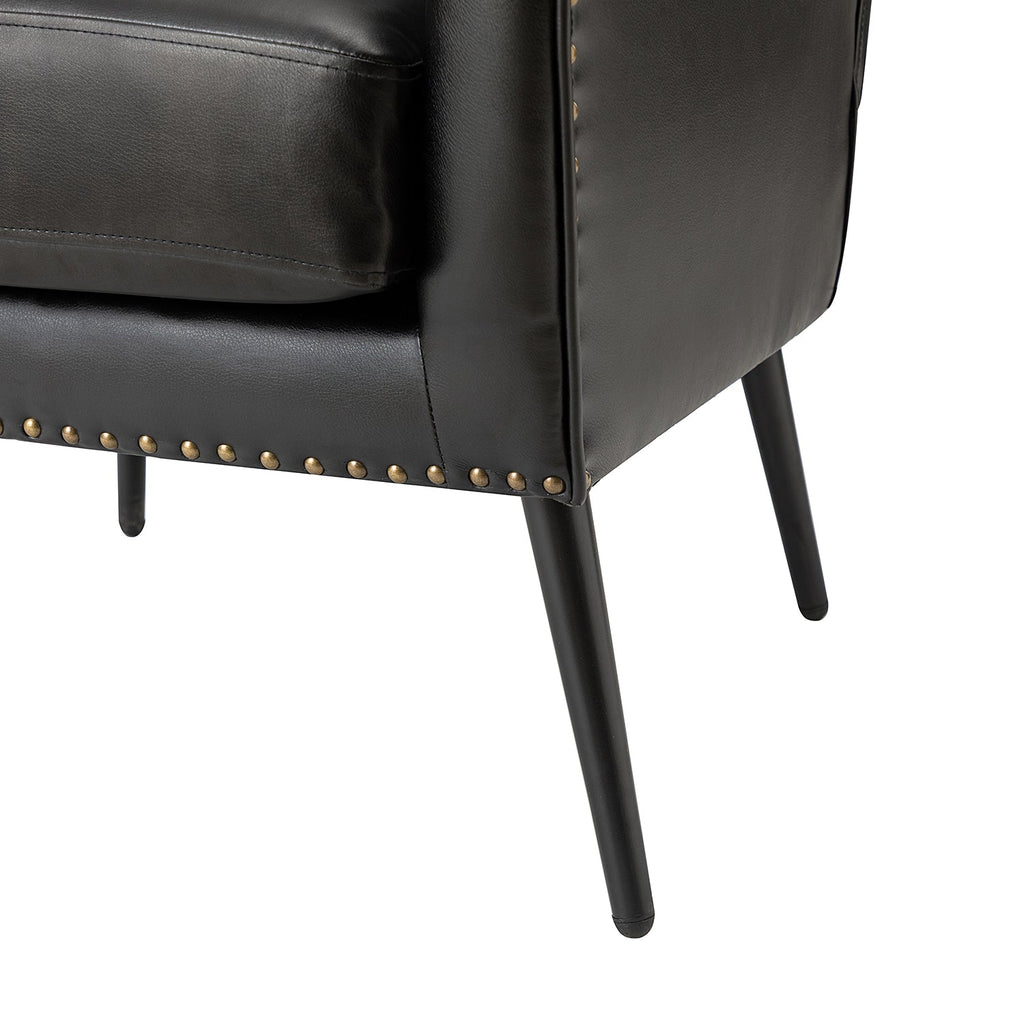 Shepherd Wingback Vegan Leather Armchair(Optional Types)