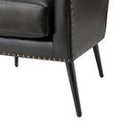 Shepherd Wingback Vegan Leather Armchair(Optional Types)