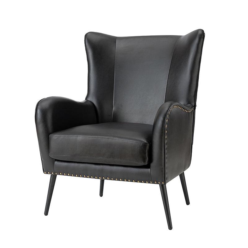Shepherd Wingback Vegan Leather Armchair(Optional Types)