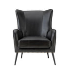 Shepherd Wingback Vegan Leather Armchair(Optional Types)