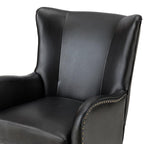 Shepherd Wingback Vegan Leather Armchair(Optional Types)